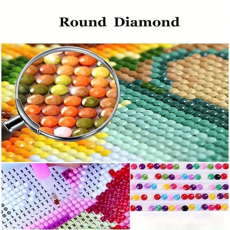 Cartoon Pattern DIY Diamond Art Painting Without Frame, DIY 5D Diamond Arts Painting Kit, Wall Art Decor For Home Living Room Bedroom