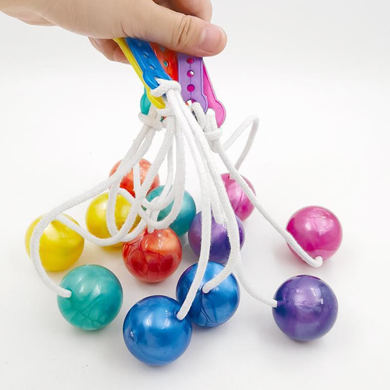 Toy Ball with Flashing Lights Fidget Noise Maker Novelty Clackers Toy for Nighttime Playtime and Training