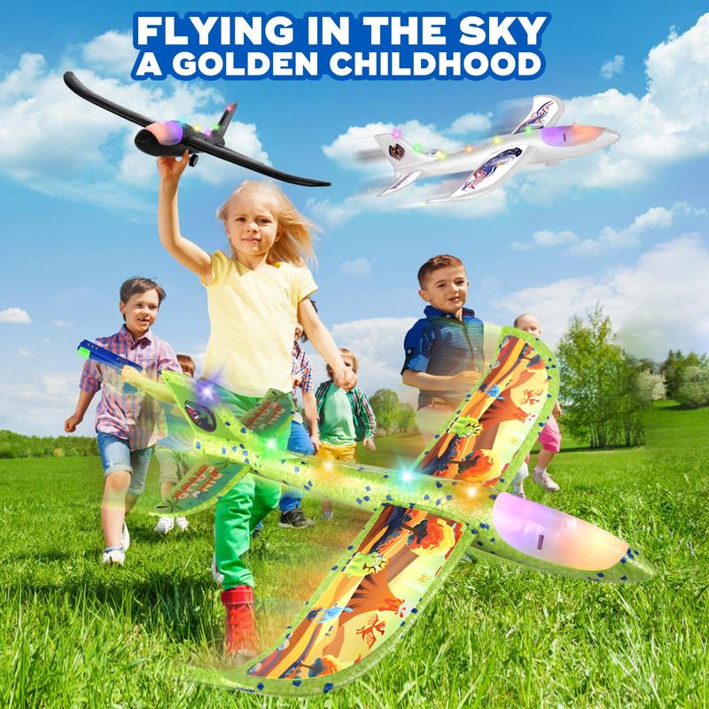 3 Pack Airplane Launcher Toy, 12.6