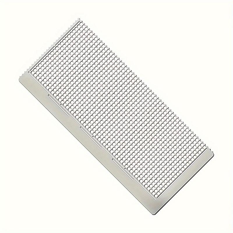 Stainless Steel Diamond Mesh Ruler, 1 Count Diamond Art Painting Ruler Tool with 1020 Blank Grids, 5D DIY Diamond Art Painting Accessory