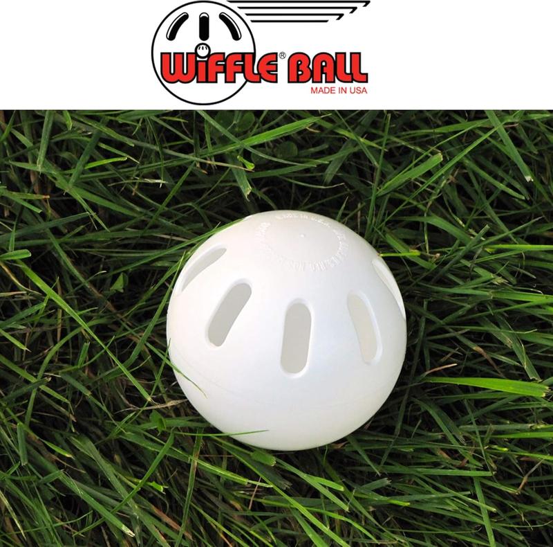 WIFFLE Ball Baseballs Official Size (15 Pack) with Bonus  Drawstring Bag