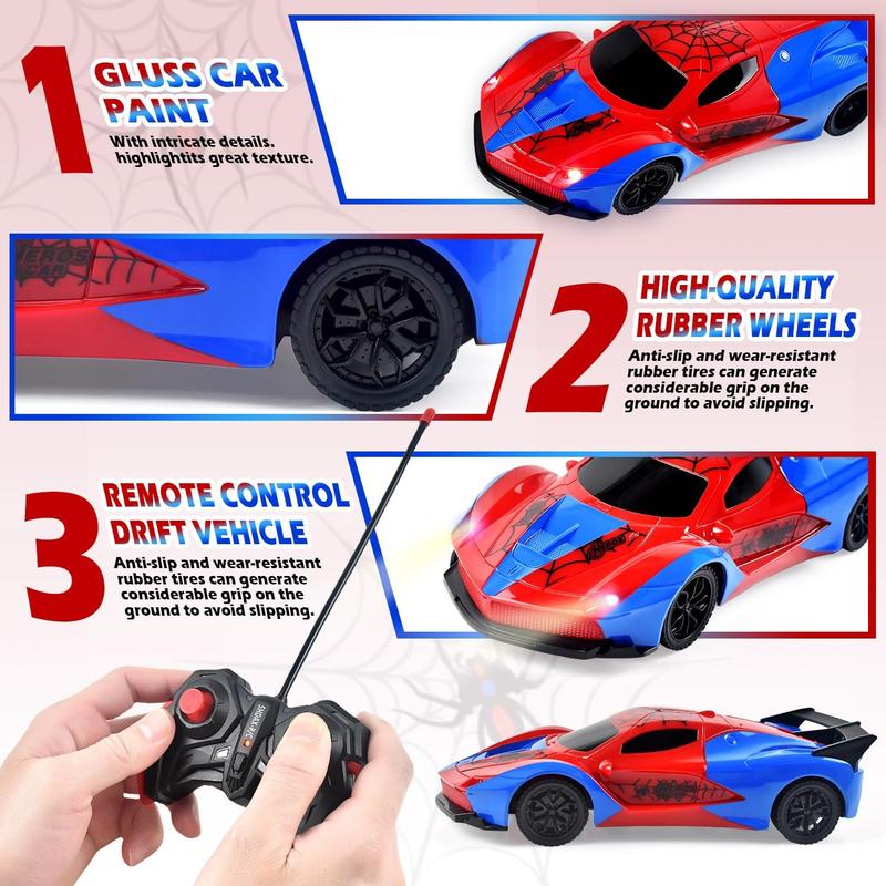 Remote Control Car Toy for Kids, Hobby RC Car Toy for Boy and Girl Gifts 3+ Years Old - 2024 Christmas Gift for Kids Children