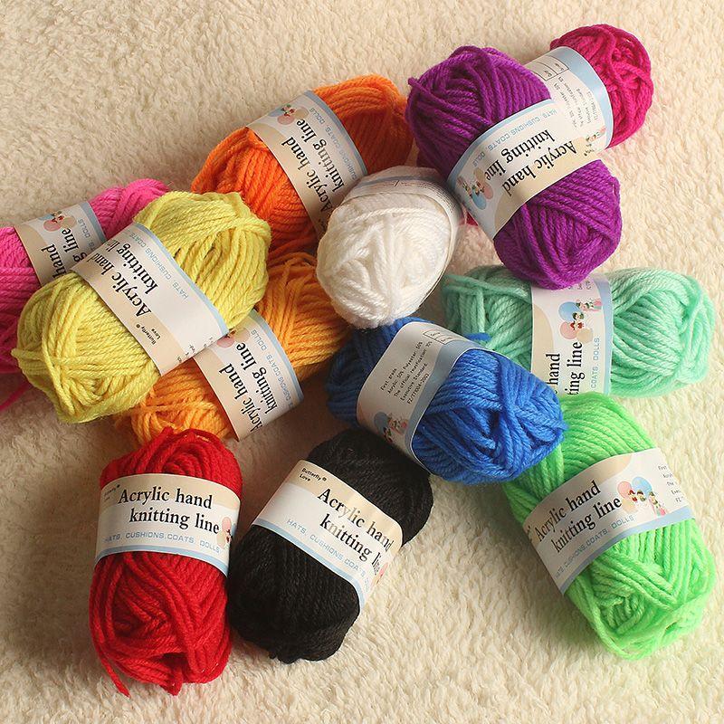 Random Color Crochet Yarn Starter Kit, 12pcs Soft Durable Crochet Yarn, Handmade Knitting Supplies for Indoor & Outdoor