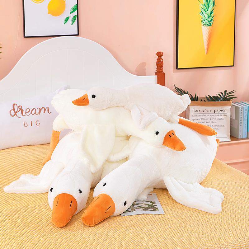 White Ducky Stuffed Plush Toy -  Creative Animal Stuffed Doll - Gift for Children and Friends - Sleeping Pillow - Plush Pillow Cute Duck Stuffed Toy Pillow