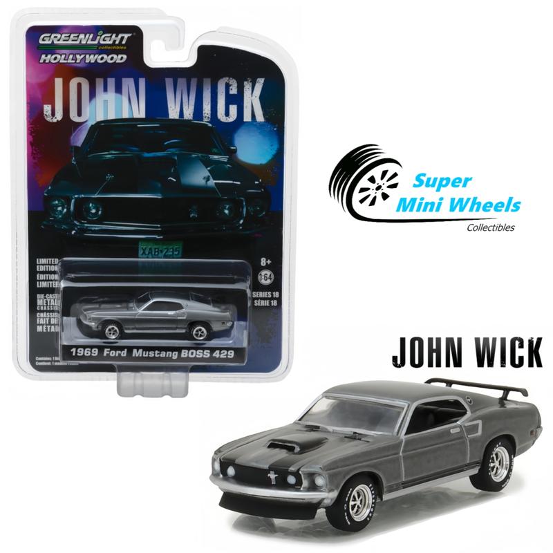 Greenlight 1:64 John Wick - 1969 Ford Mustang Boss 429