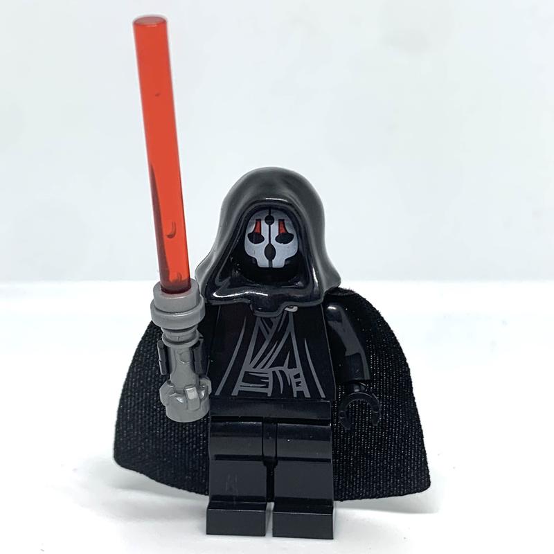 Darth Revan and Darth Nihilus Minifigures Star Knights of the Old Republic Wars Red Lightsaber