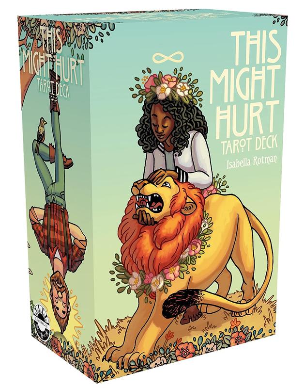 This Might Hurt Tarot Deck: 78 Tarot Cards & Guidebook; Divination tool for tarot readings, psychic readings, fortune telling, spiritual work, tarot card deck, oracle card deck