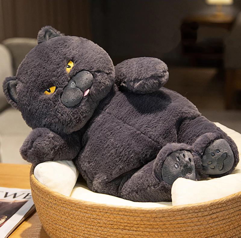 Black Cat Stuffed Animal Plush - 18