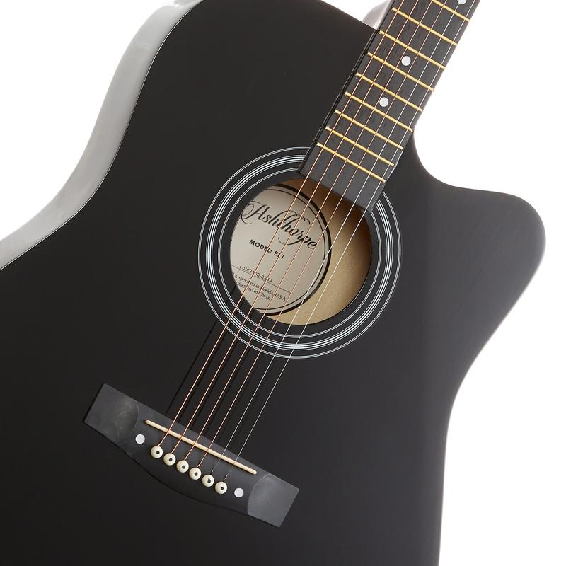 41-Inch Beginner Acoustic Guitar Starter Package, Black -  Zini US