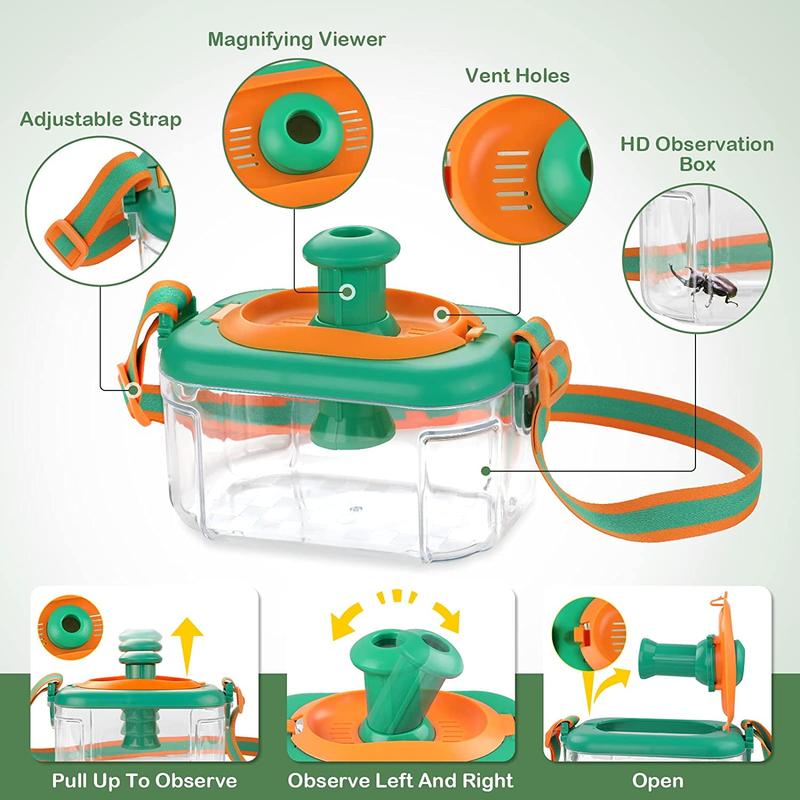 Bug Catcher Kit for Kids - Outdoor Toys for Kids Ages 4-6 8-12,Birthday Gift Science Experiments for Kids 6-8