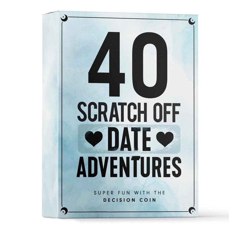 DIY 40 Fun and Romantic Scratch Off Date Adventure Ideas for Couples - Perfect for Date Night, Anniversaries & Birthdays Thanksgiving Christmas New Year Gift