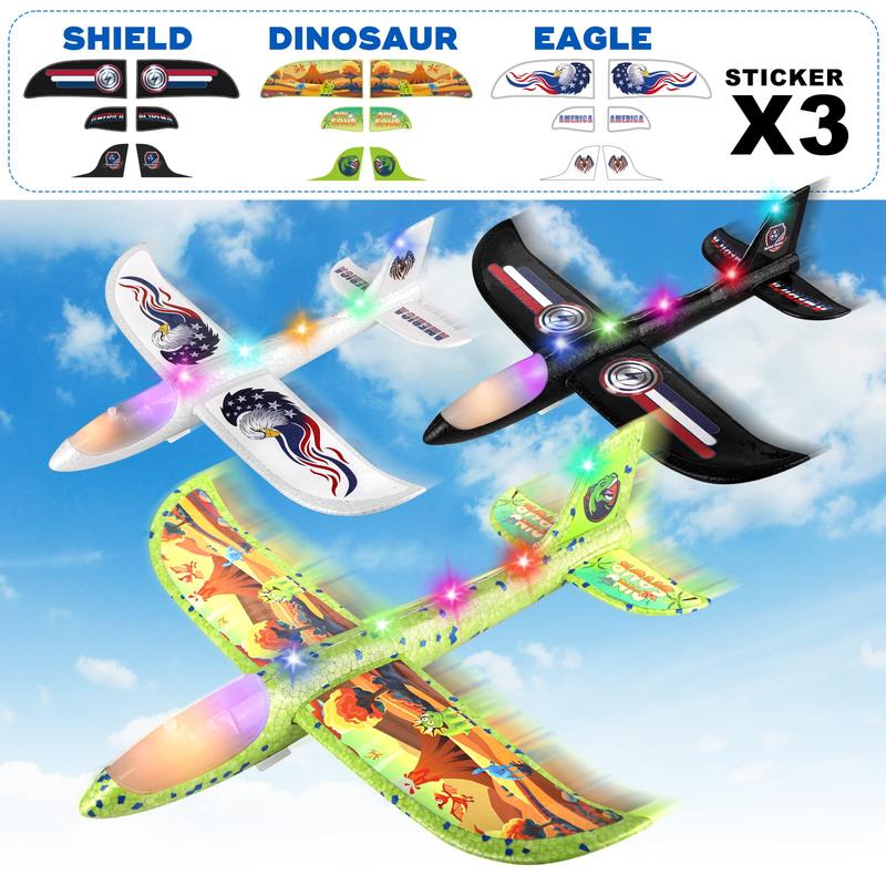 3 Pack Airplane Launcher Toy, 12.6