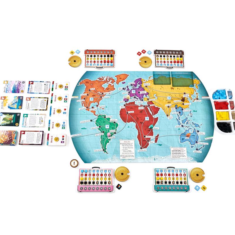 Trekking the World: The Award-Winning Globetrotting Family Board Game (Second Edition)