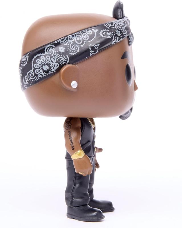 Funko POP! Rocks: Tupac - Vest with Bandana, Multicolour Bobblehead Collectible