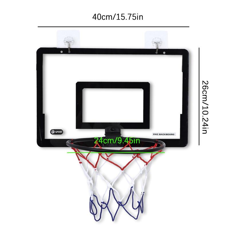 Christmas gift Mini Basketball Hoop for Kids Adults Indoor Small Basketball Hoop for Door Wall Mounted and Room Shooting Ball Sport Game Set