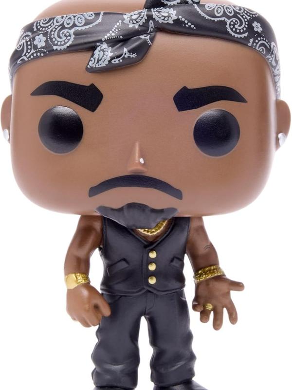 Funko POP! Rocks: Tupac - Vest with Bandana, Multicolour Bobblehead Collectible