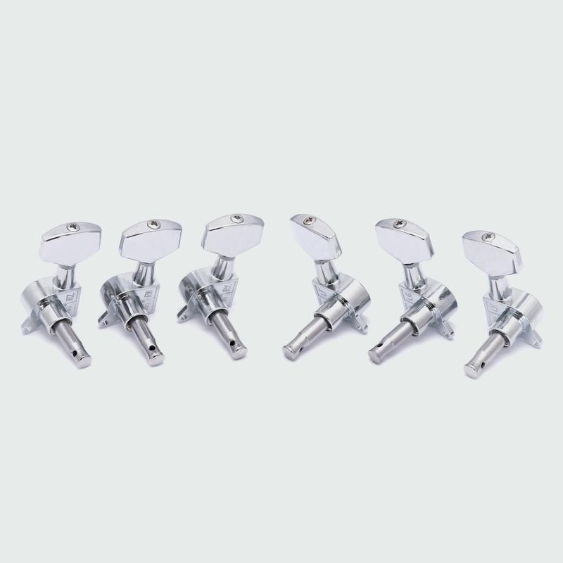 Guitar String Tuning Pegs Tuners Machine Heads Tuning Keys 3L 3R Chrome guitar tuner