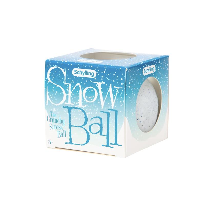 Schylling NeeDoh Snow Ball Crunch - Sensory Fidget Toy - Satisfying Snow-Like Crunch - Ages 3 to Adult (Pack of 1) nee doh  gumdrop