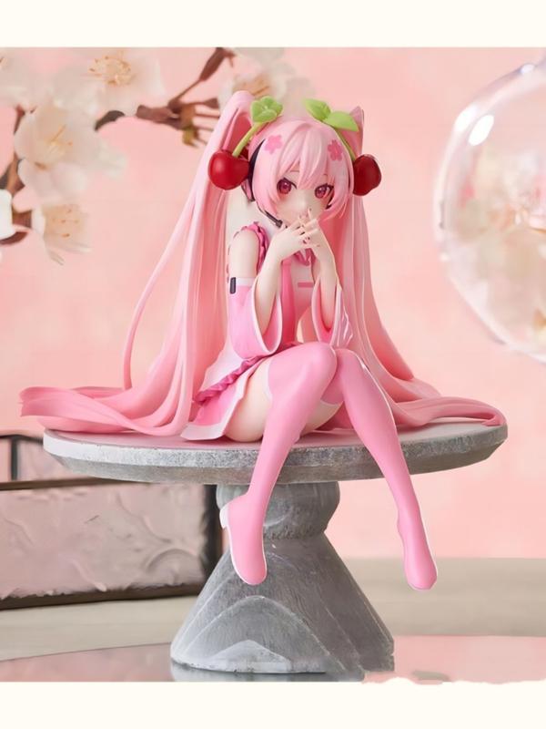 13cm Sakura Hatsune Miku figure, Miku figure,birthday gift desk figurine