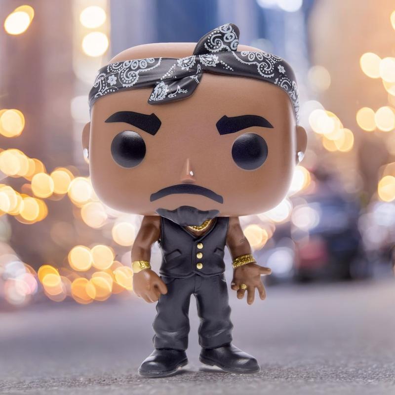 Funko POP! Rocks: Tupac - Vest with Bandana, Multicolour Bobblehead Collectible