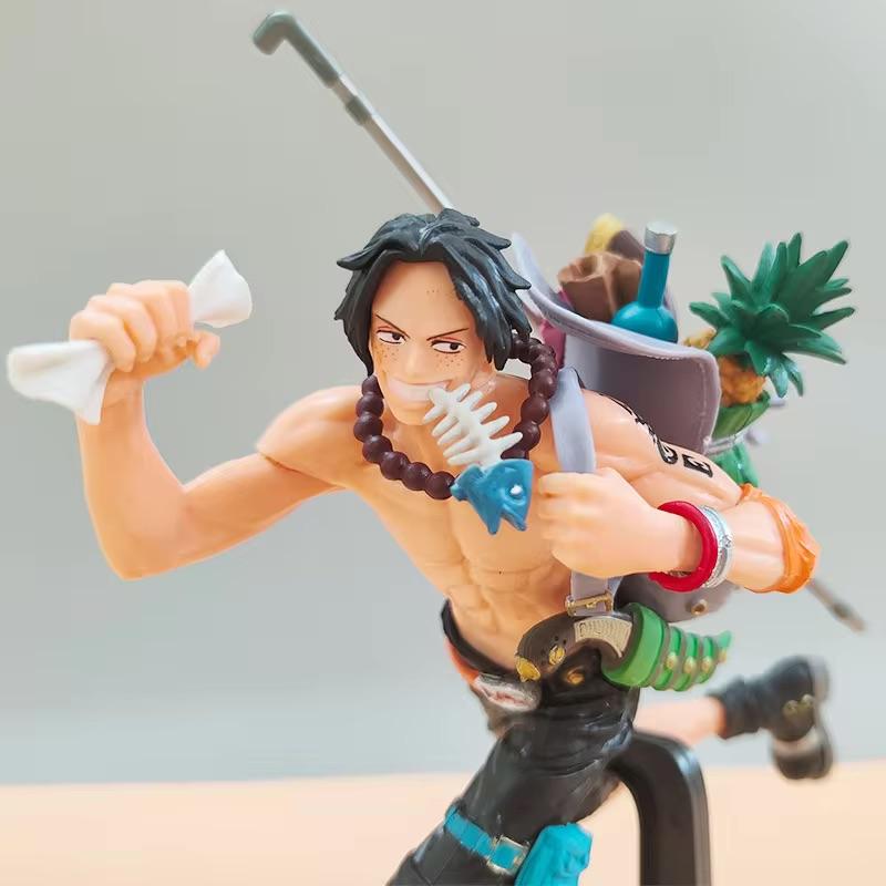 Bandai Figure Set - Three Brothers 3PCS Set: Sabo and Ace Anime Models