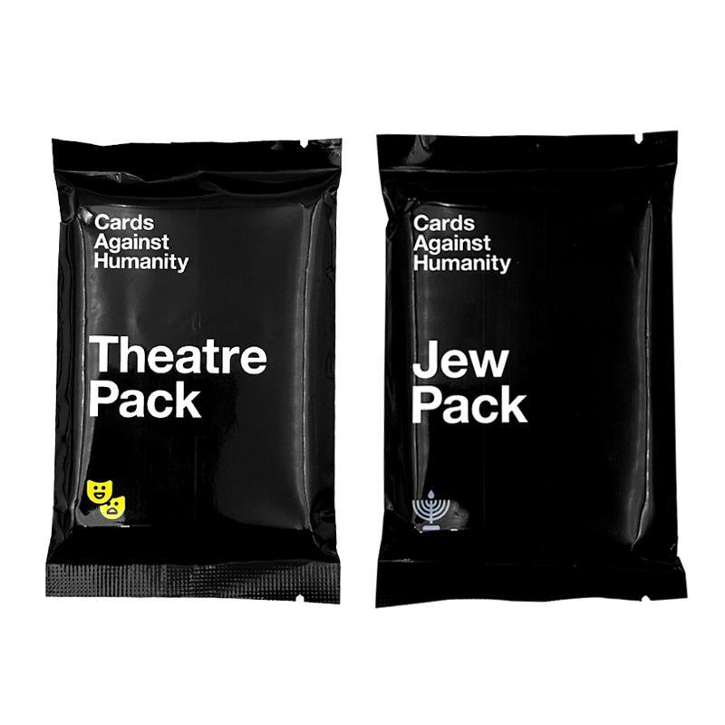 Cards Against Humanity, Mini Bag Theatre Pack, Mini Bag Jew Pack, Fun Party Card Games, Holiday Party Card Games for Gift