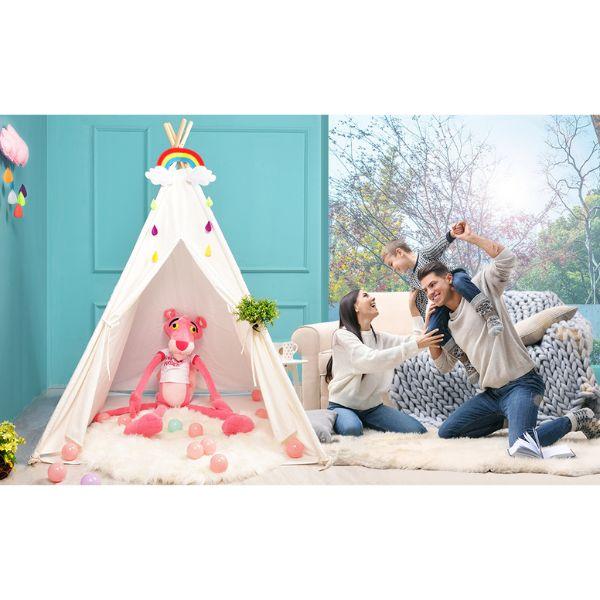 Kids Teepee Play Tent with Carry Case - Foldable Indoor & Outdoor Playhouse for Toddlers Perfect Gift for Girls & Boys