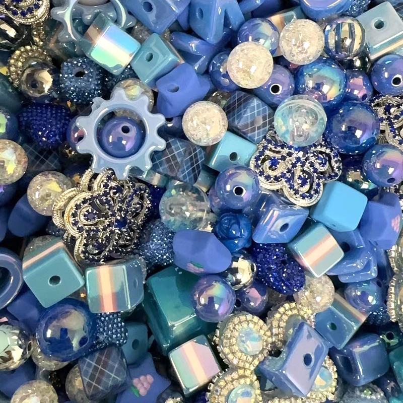 5oz Colour mix bead accessories set with various shapes available DIY Bead