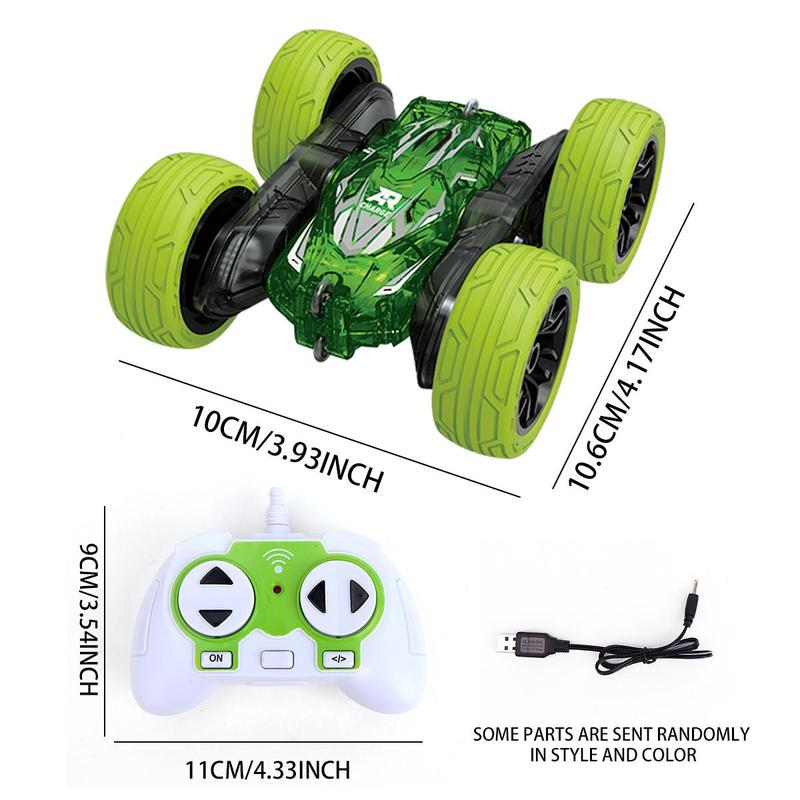 Remote Control Stunt Car, Rechargeable Remote Control Car, 360 Degree Flip Rotating Double-sided Driving Car Toy, Gift for Boys & Girls