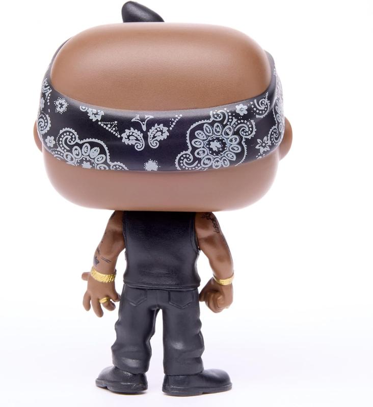 Funko POP! Rocks: Tupac - Vest with Bandana, Multicolour Bobblehead Collectible