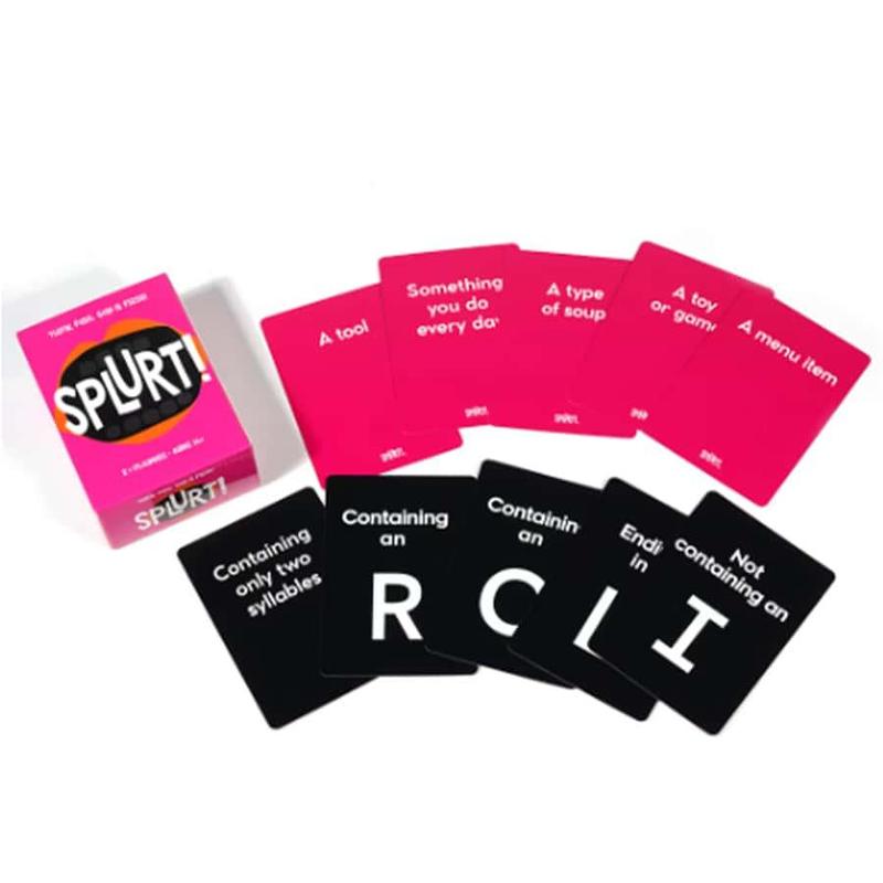 Splurt! Quick Name Party Game Card, 1 Box Funny Card Game, Ideal Holiday Gift, Perfect for Board Games, Role-playing & Parties