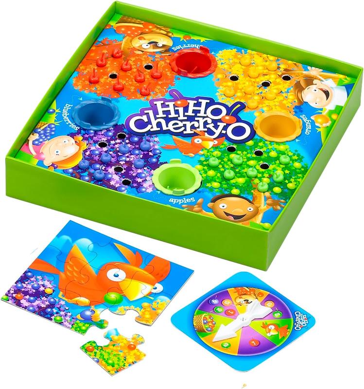 Hasbro Gaming Hi Ho Cherry-O Board Game | Preschool Games for Kids | 2-4 Players for Girls & Boys | Ages 3+