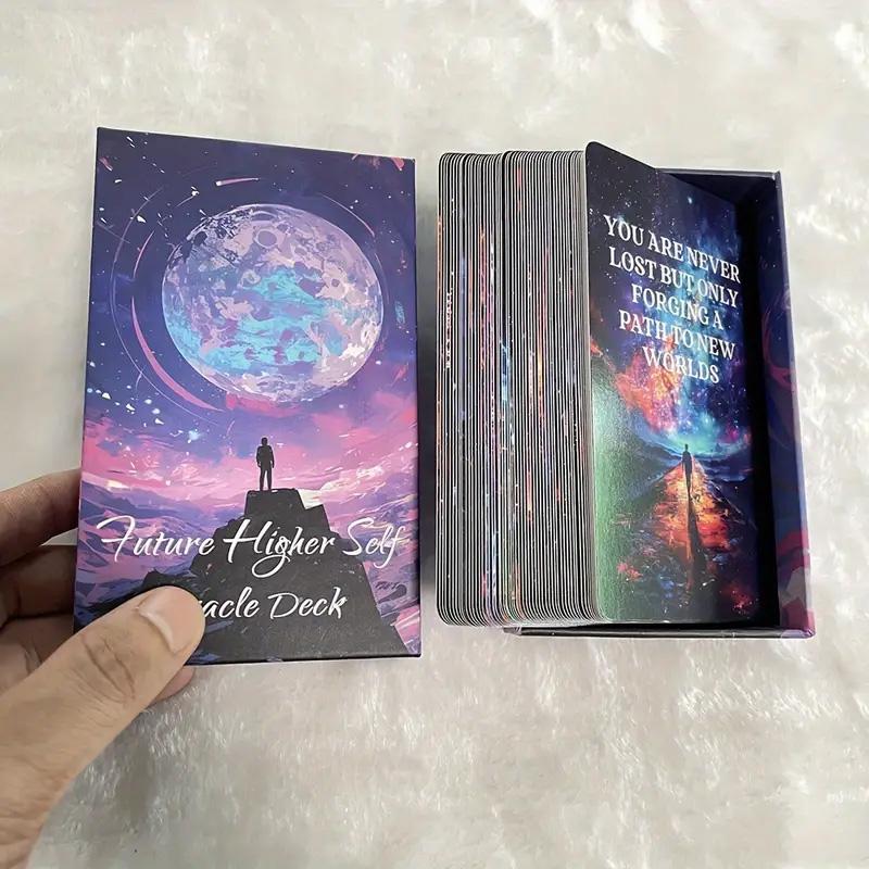 Future Higher Self Oracle: 56 Oracle Card Deck, Guide On Your Life's Journey, divination tool for oracle reading, psychic reading, fortune, tarot card deck