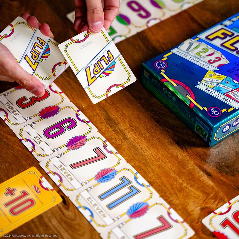 Flip 7™ - Press Your Luck & Strategy Card Game, Fast-Paced & Addictive, Quick to Learn & Easy to Teach, Ideal for Game Nights, 3+ Players, Ages 8+