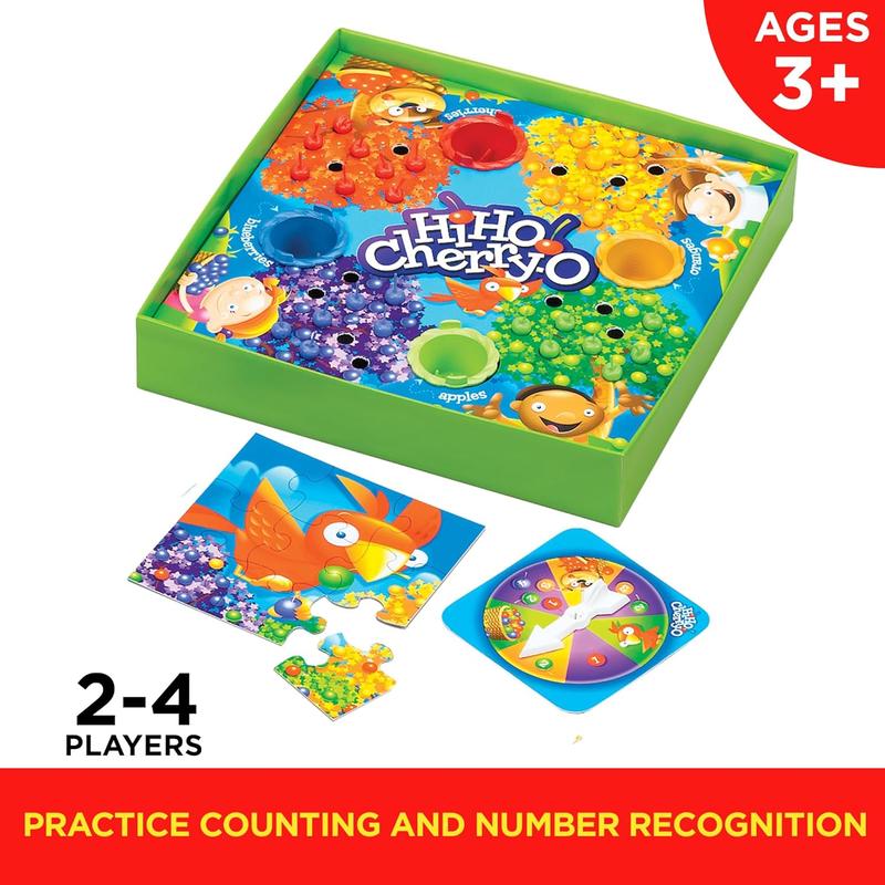 Hasbro Gaming Hi Ho Cherry-O Board Game | Preschool Games for Kids | 2-4 Players for Girls & Boys | Ages 3+