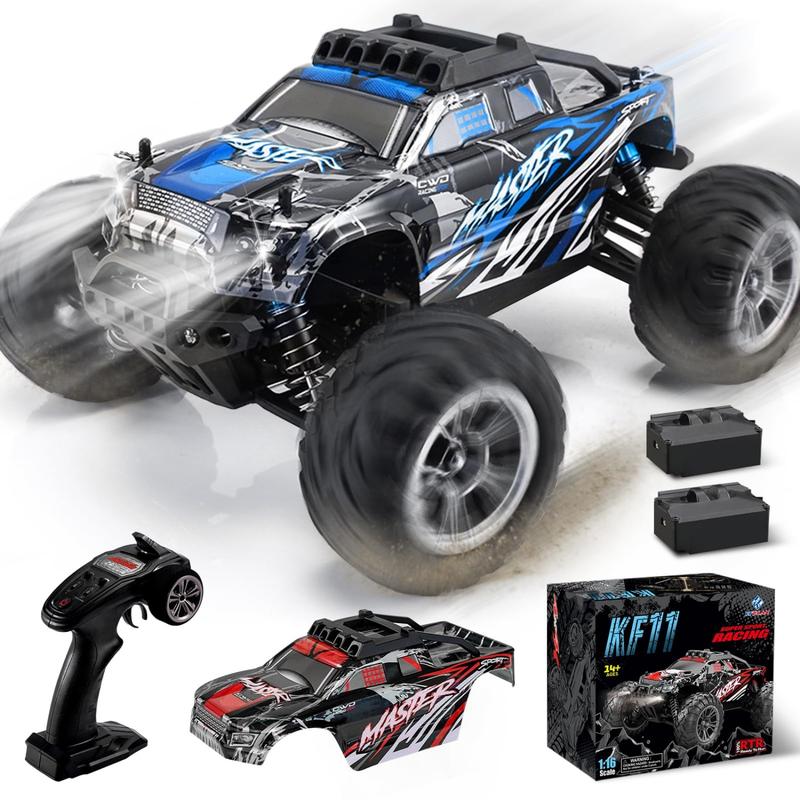 HHD 1 16 Off-Road RC Car All Terrain for Adults,Max 50kph Electric RTR Brushless RC Truck, High Speed RC Car 4WD Remote Control Car,2.4GHz High Performance Electric Vehicle Toys Gifts for Kids