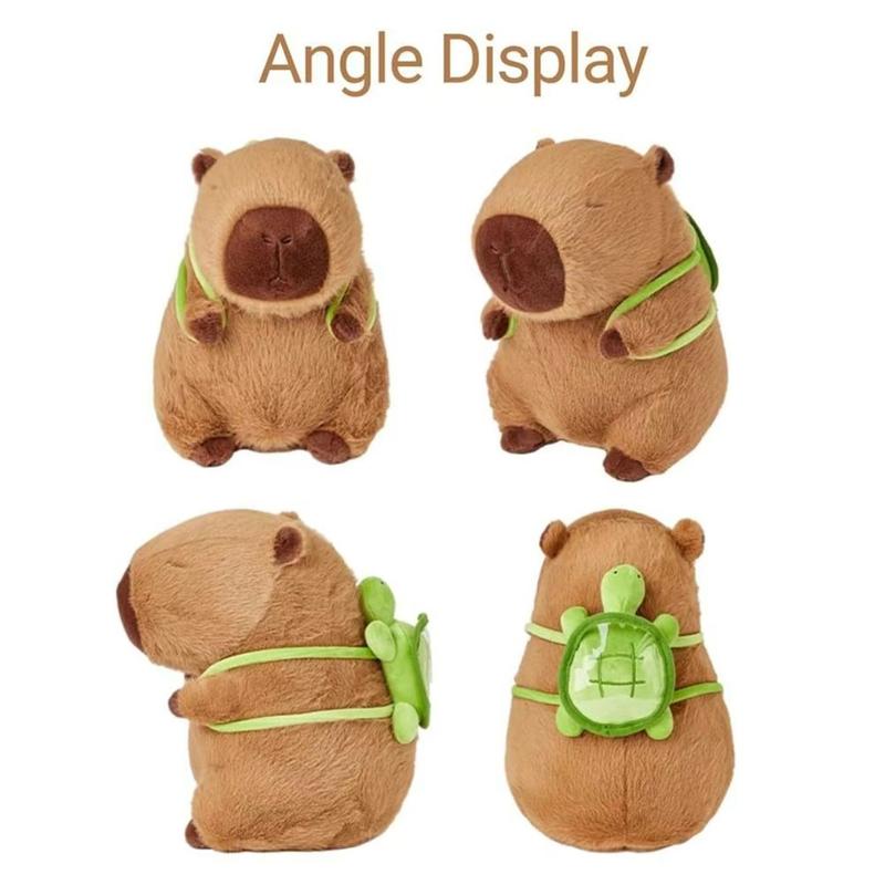 Summer Capybara Plush Toy - Cute Simulation Stuffed Animal for Home Sofa & Bed DecorationSummer Capybara Plush Toy, Cute Simulation Capybara Stuffed Toy, Soft Animals Decoration Toy for Home Sofa & Bed, Pets Plush Toys, Bedroom Decor