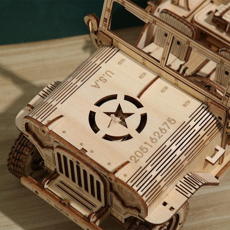 The Missing Piece 3D Wooden Off-Road jeep