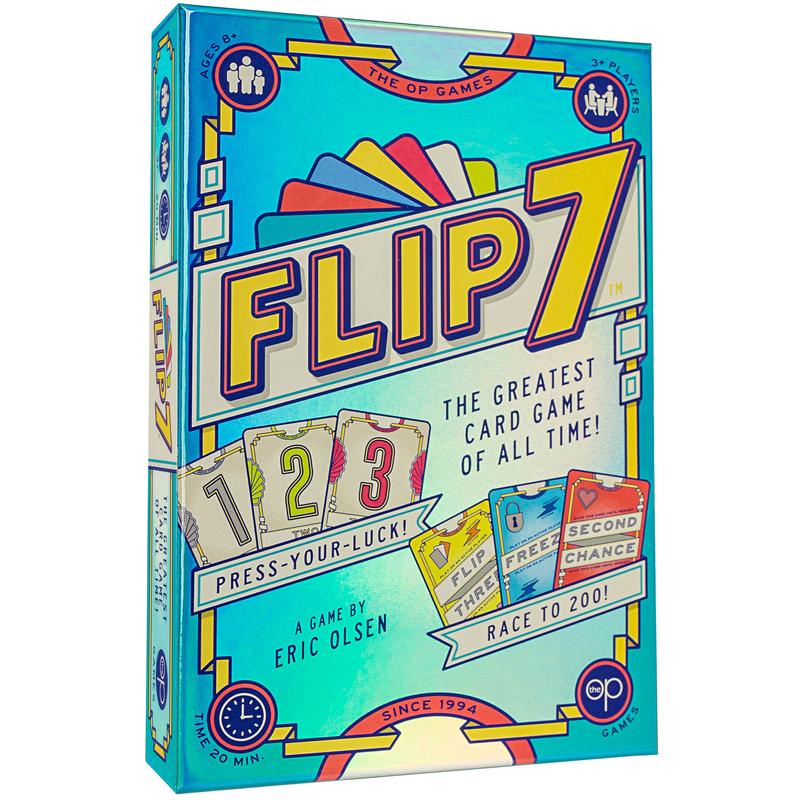 Flip 7™ - Press Your Luck & Strategy Card Game, Fast-Paced & Addictive, Quick to Learn & Easy to Teach, Ideal for Game Nights, 3+ Players, Ages 8+