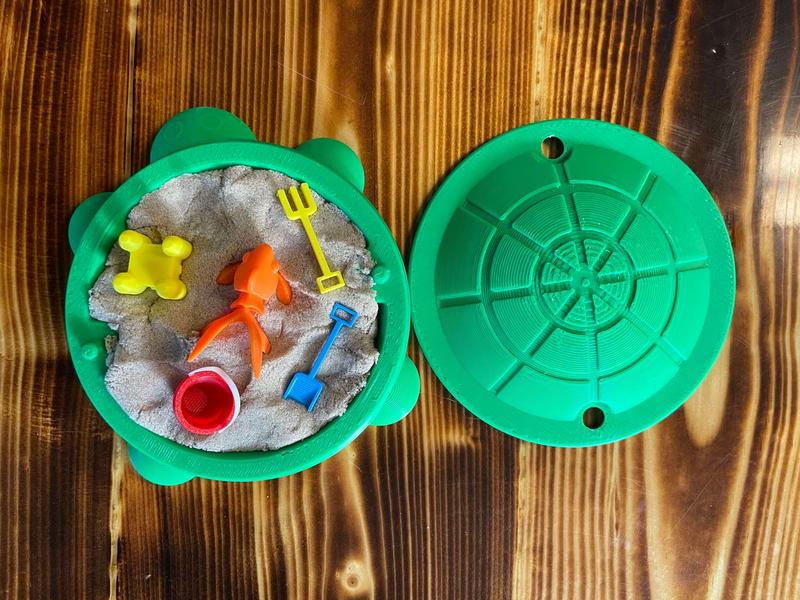 Miniature turtle sandbox fidget  stress relief toy set