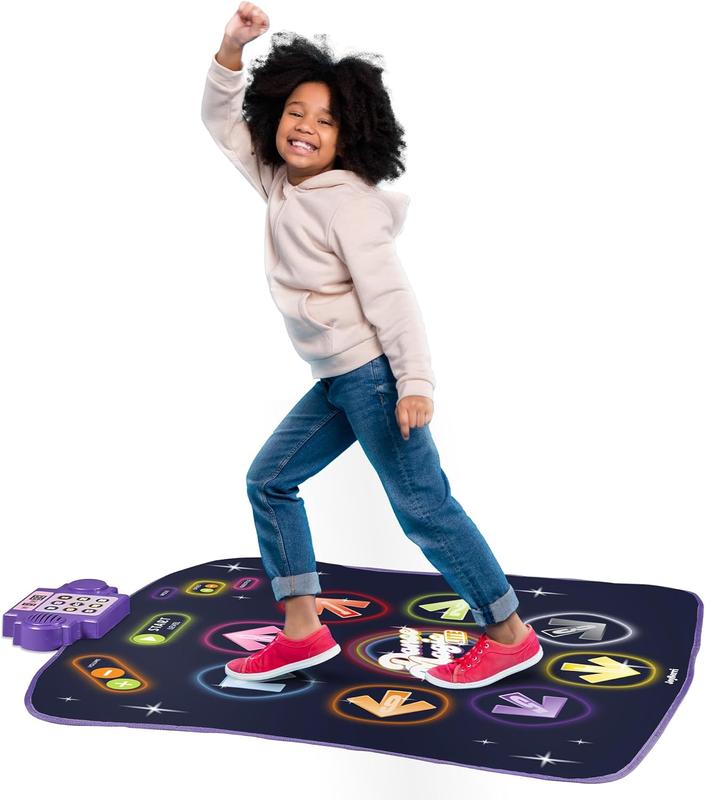 Dance Mat - with 8 Levels & Songs, 3 Speeds and 2 Modes - Light Up Electronic Kids Dance Mat for Kids Ages 4-8, 8-12, Toddlers 3-5   Dance Pad, Dancing Mat Toy Gift for Girls and Boys