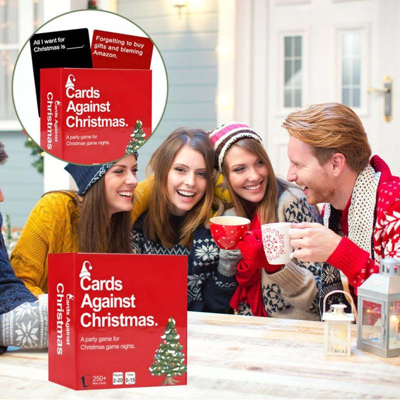 Cards Against Christmas - Game for Christmas Nights, Conversation Card Games for Adults Parties, A Party Cards Game for Christmas Game Night, a Fun Family Christmas Game (1Pc)