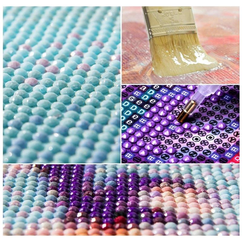 Teenager Pattern DIY Diamond Art Painting Without Frame, DIY Decorative Art Picture for Beginner, Home Wall Decoration