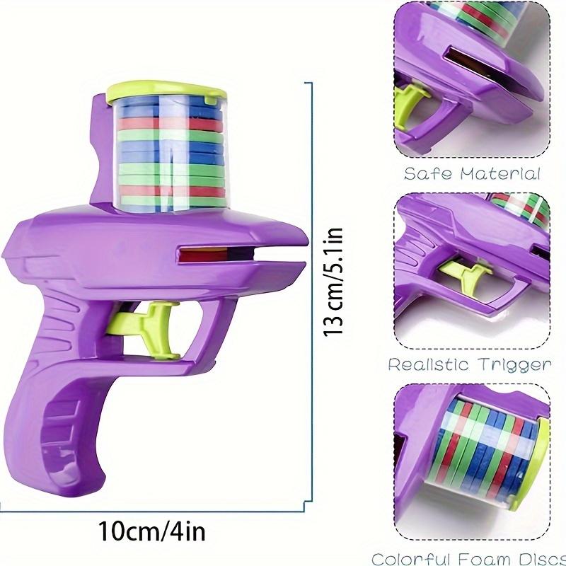 1pc Foam Disc Launcher Flying Disc Handheld Shooter Indoor Shooting Game Outdoor Backyard Toy For Boys And Girls Birthday Gift School Class Prize