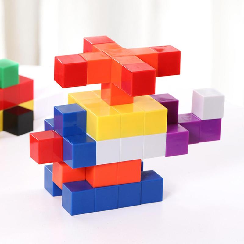 Magnetic Stacking Blocks, Colorful Magnetic Stacking Blocks, Early Education Stem Sensory Toy, Creative and Educational Stacking Games Toy for Gifts