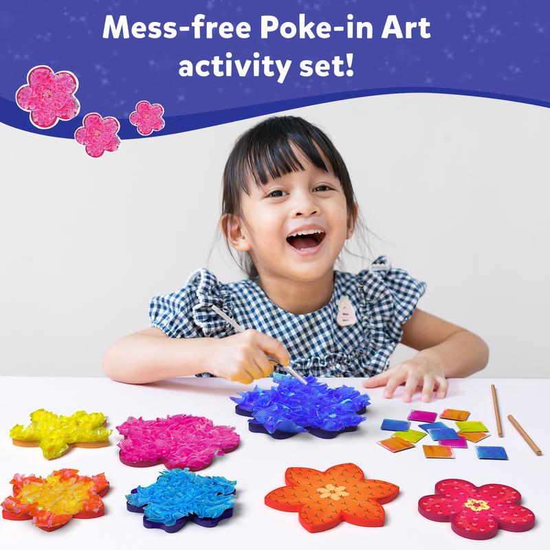 Skillmatics Poke-in Art - Art & Craft Activity, Mess-Free Art for Kids, DIY Kit, Gifts for Girls & Boys Ages 4 to 9