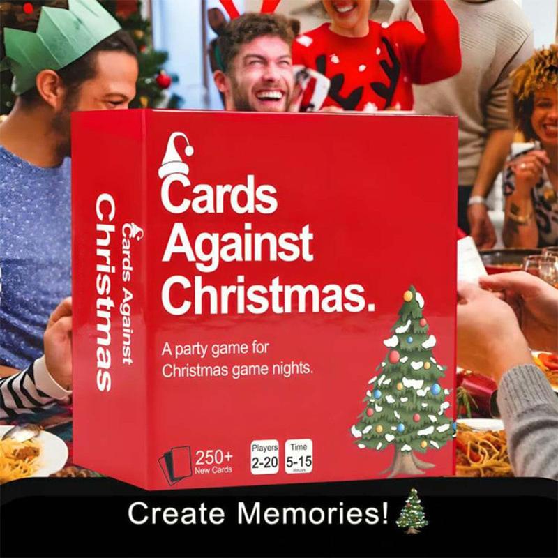 Cards Against Christmas - Game for Christmas Nights, Conversation Card Games for Adults Parties, A Party Cards Game for Christmas Game Night, a Fun Family Christmas Game (1Pc)