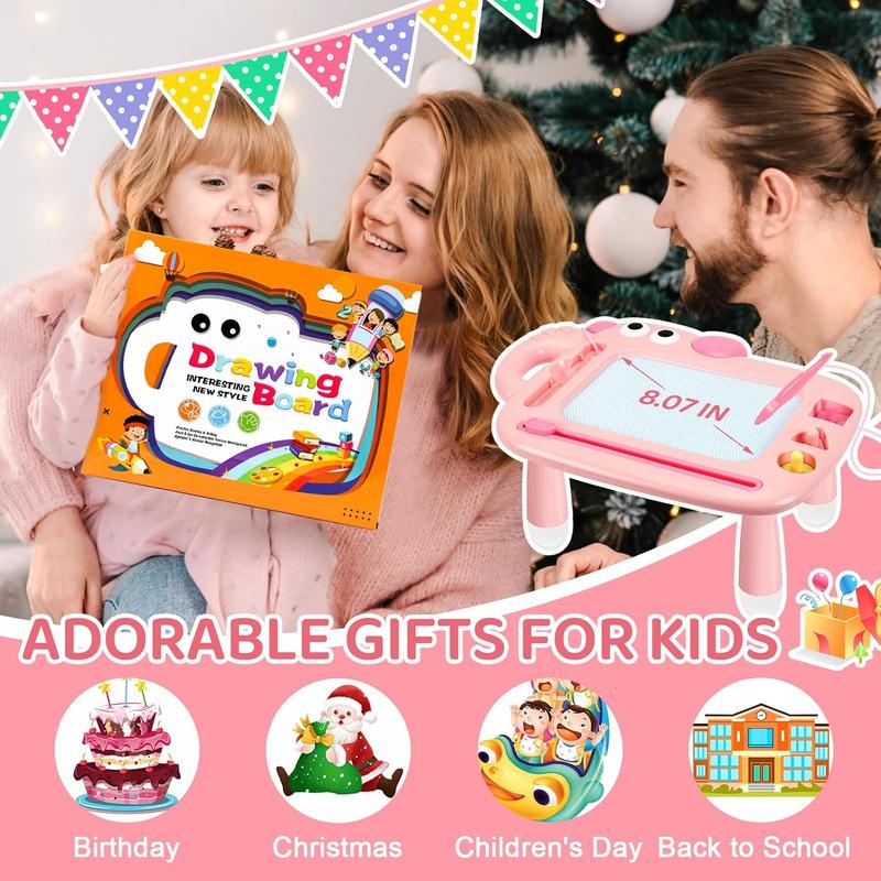 First Birthday Gifts for Girls Christmas New Year Magnetic Drawing Board,Magna Board Doodle for Kids Etch Sketch,Early Learning Toys