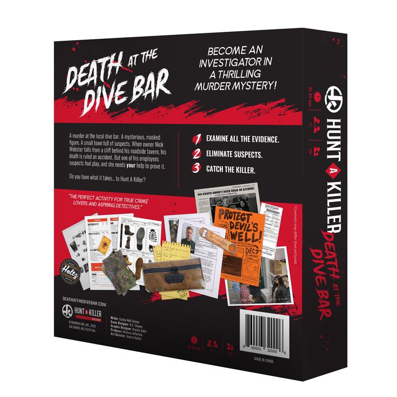 Hunt A Killer: Death at the Dive Bar - Immersive Murder Mystery Game! ️‍️ Perfect for Date Night or Game Night with Friends, Ages 14+