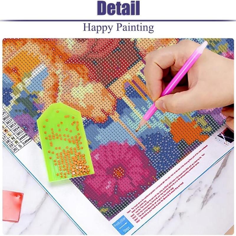 DIY Artificial Rhinestones Arts Painting Kit Without Frame, Seaside Girl Pattern DIY Painting, Handmade Craft Wall Art Decoration